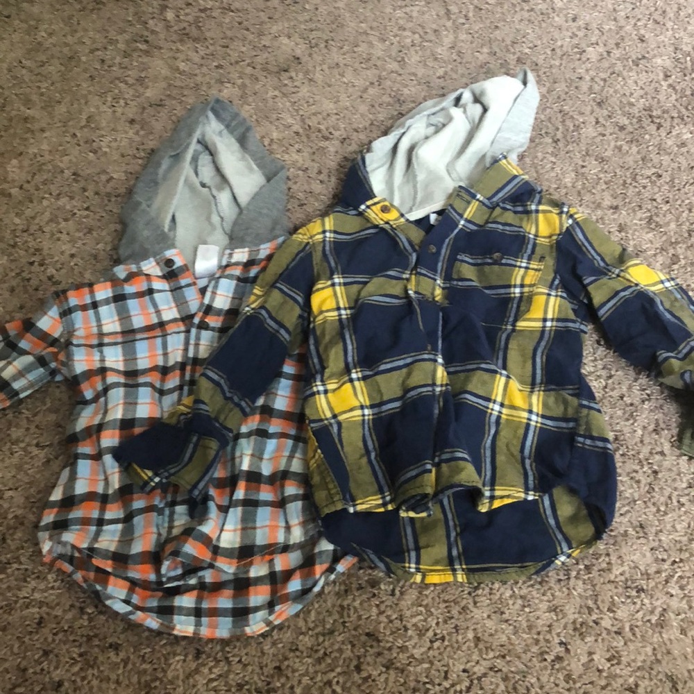 3T Plaid shirts